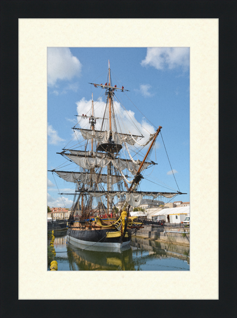 The Frégate-Hermione - Great Pictures Framed