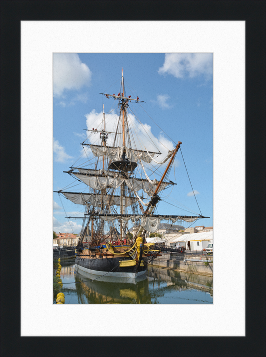 The Frégate-Hermione - Great Pictures Framed
