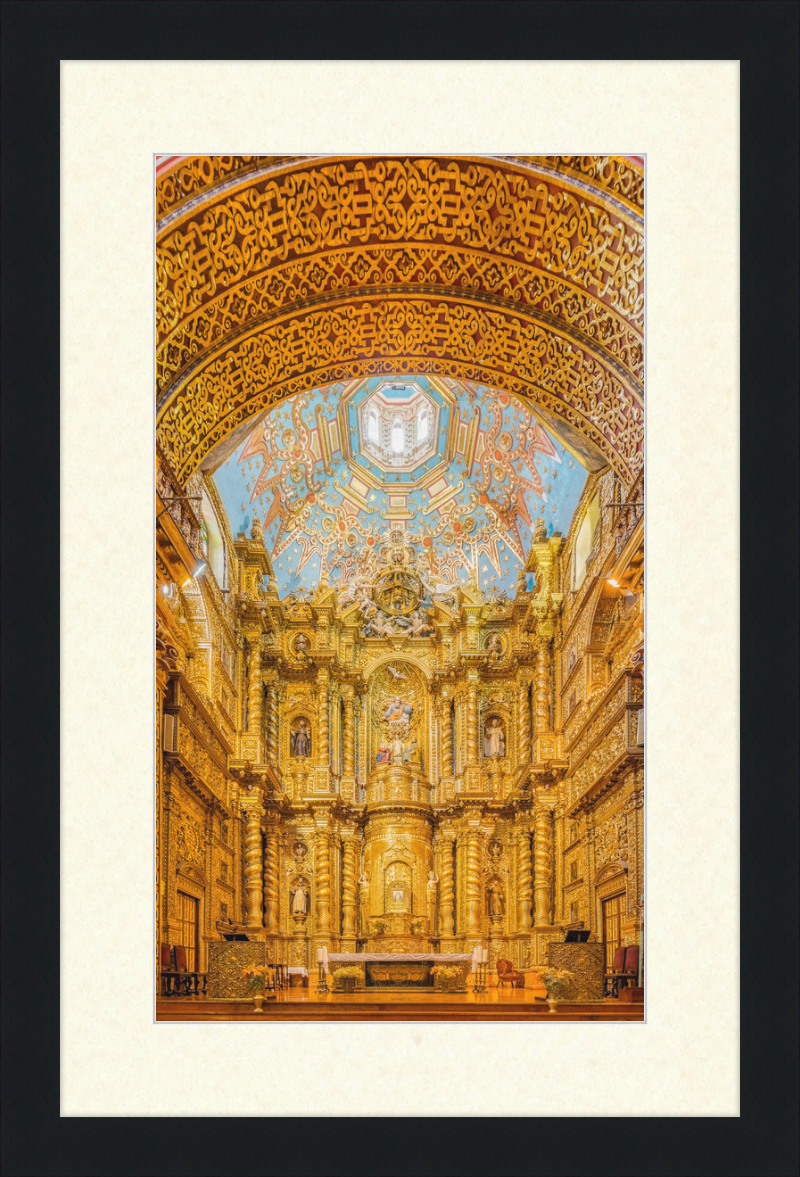 The Glorious Gold-Leafed Interiors of Iglesia de La Compañía, Quito - Great Pictures Framed
