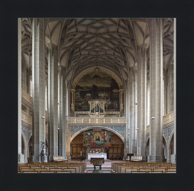 MarienkircheHalle Innenraum - Great Pictures Framed
