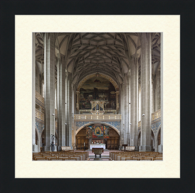 MarienkircheHalle Innenraum - Great Pictures Framed