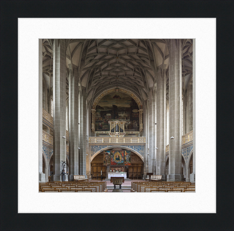MarienkircheHalle Innenraum - Great Pictures Framed