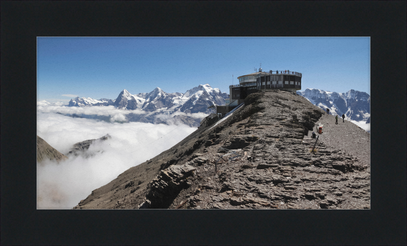 Schilthorn with Bernese Alps - Great Pictures Framed