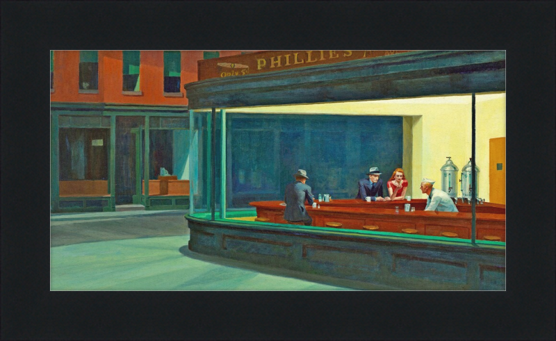 Nighthawks - Great Pictures Framed