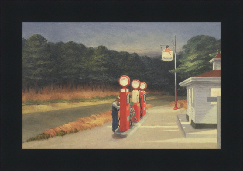 Gas by Edward Hopper - Great Pictures Framed
