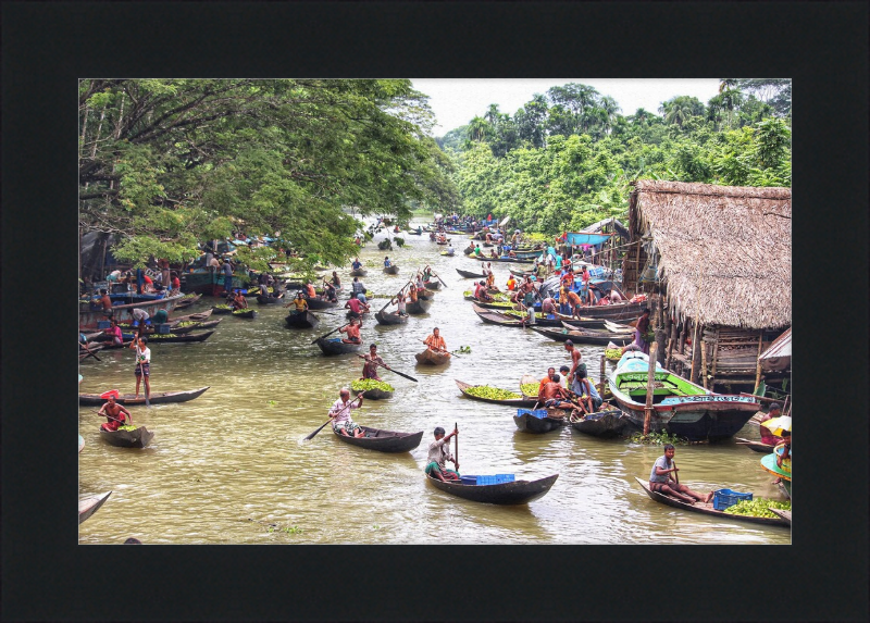 Floating Guava Market - Great Pictures Framed