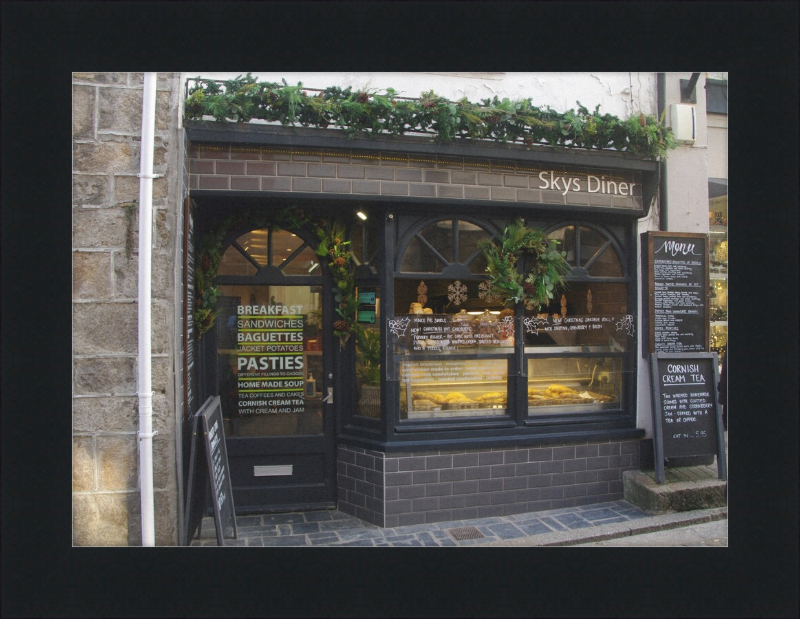 Skys Diner, Fore Street, St Ives, Cornwall - Great Pictures Framed