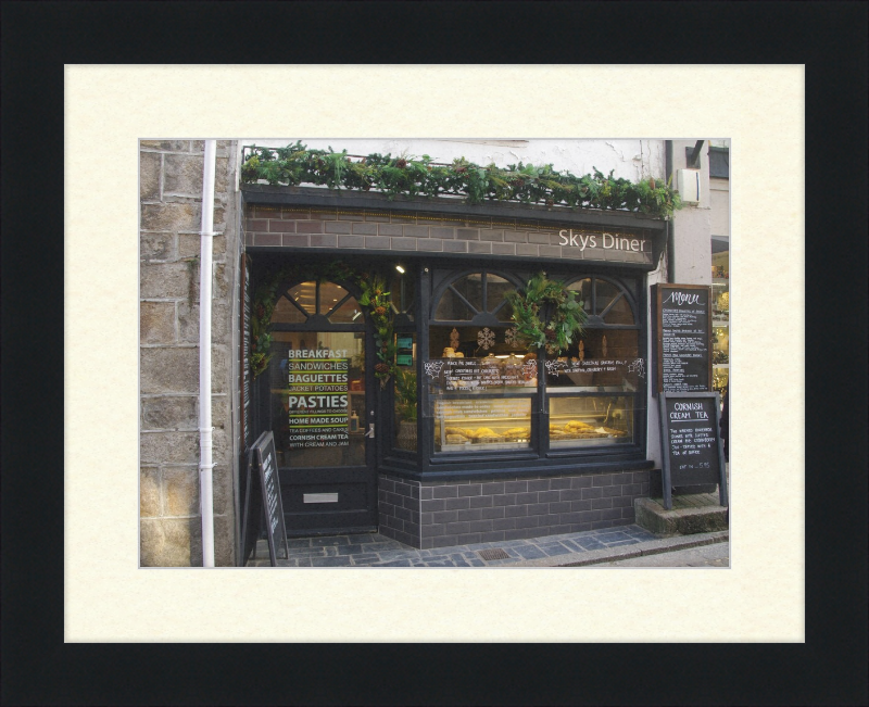 Skys Diner, Fore Street, St Ives, Cornwall - Great Pictures Framed