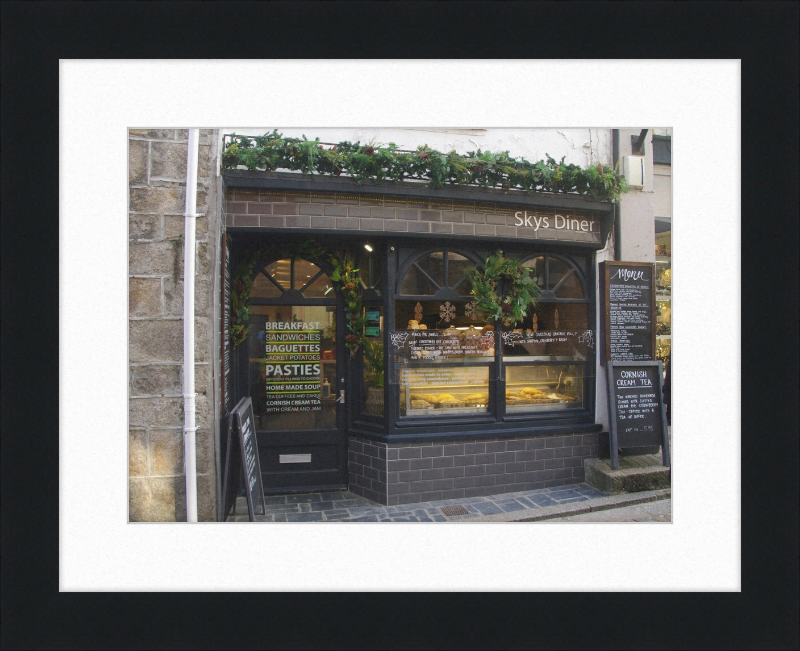 Skys Diner, Fore Street, St Ives, Cornwall - Great Pictures Framed