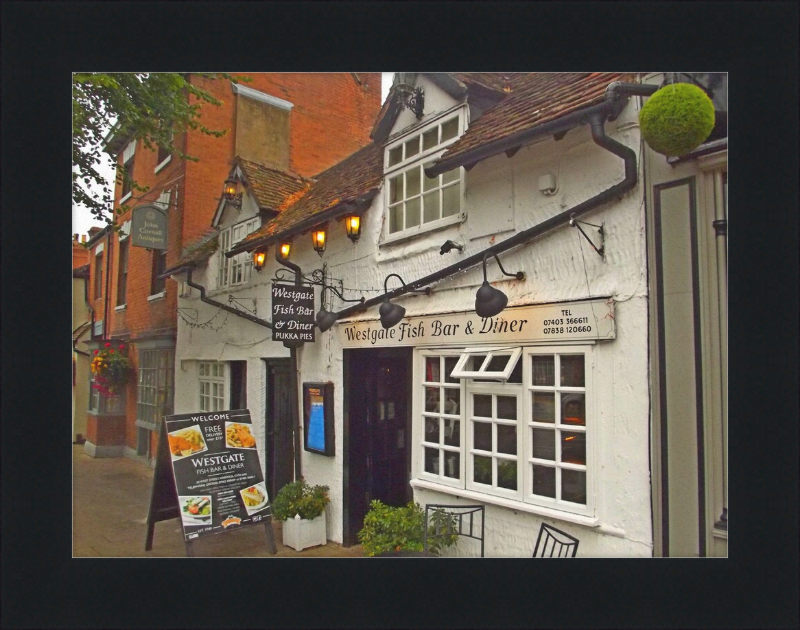 Westgate Fish Bar & Diner - Great Pictures Framed