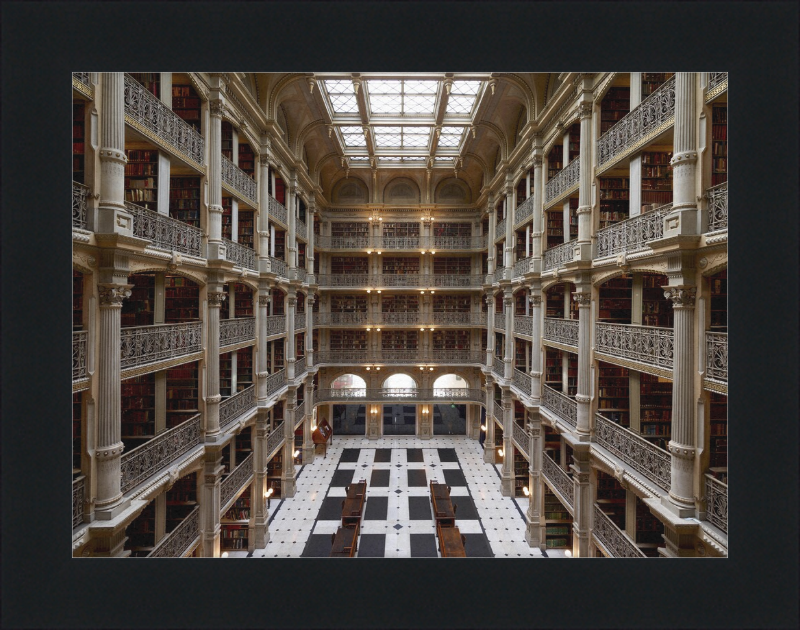 Peabody Institute Library - Great Pictures Framed