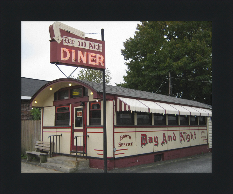 The Day and Night Diner - Great Pictures Framed
