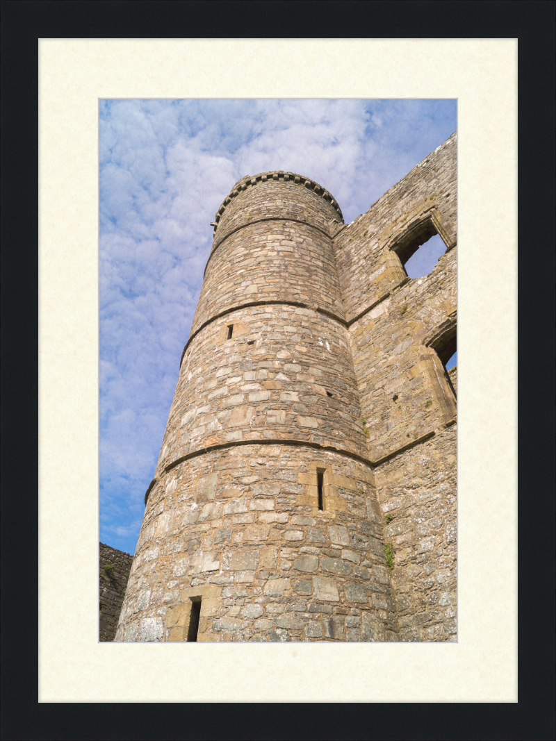 Harlech Castle Gatehouse Tower, Merionethshire, Wales - Great Pictures Framed