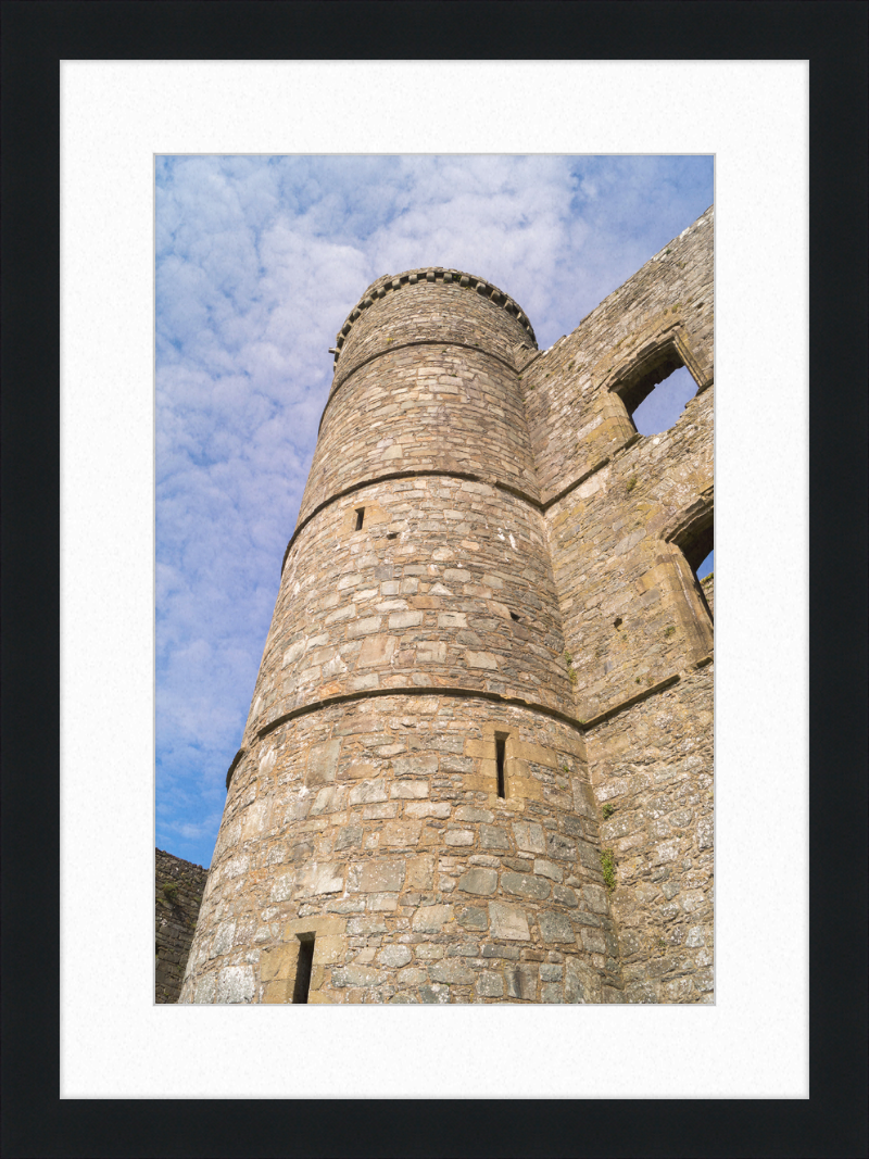 Harlech Castle Gatehouse Tower, Merionethshire, Wales - Great Pictures Framed