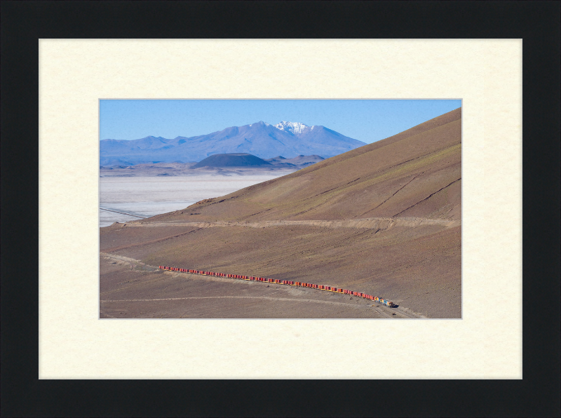 Trains on the Salar de Carcote - Great Pictures Framed