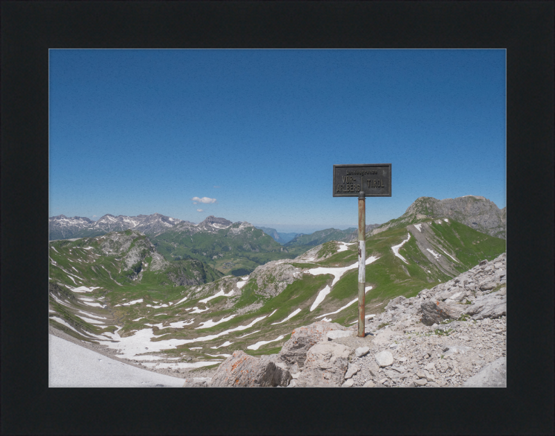 Lech - Rauher-Kopf-Scharte - Great Pictures Framed