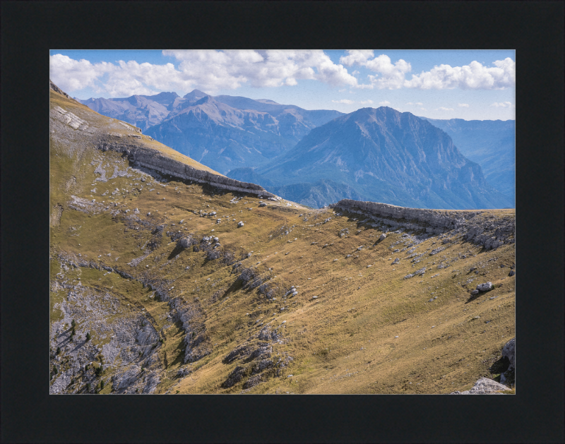 Portillo de Tella Mountain Pass - Great Pictures Framed
