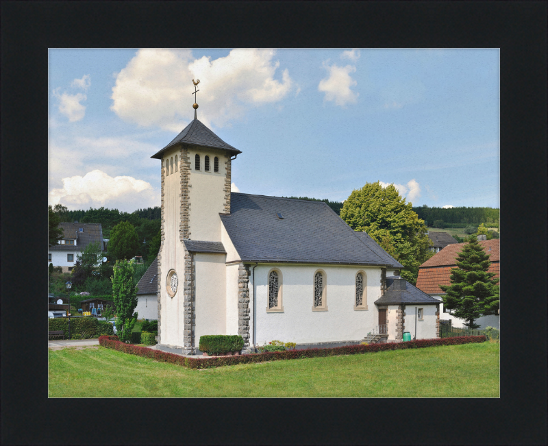 Katholische Kirche Helminghausen - Great Pictures Framed