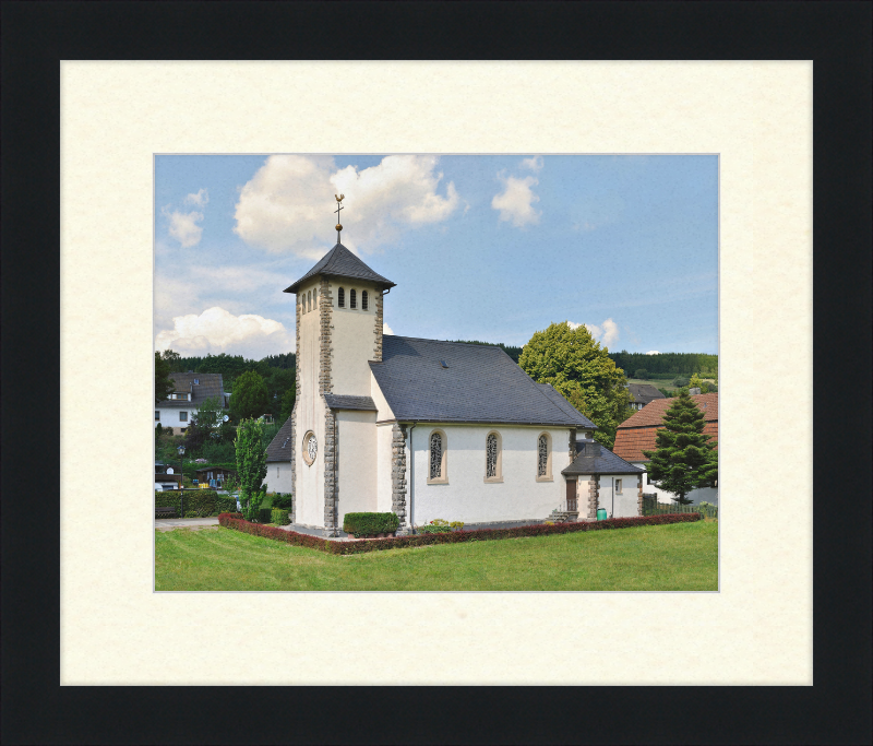 Katholische Kirche Helminghausen - Great Pictures Framed