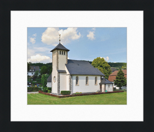 Katholische Kirche Helminghausen - Great Pictures Framed