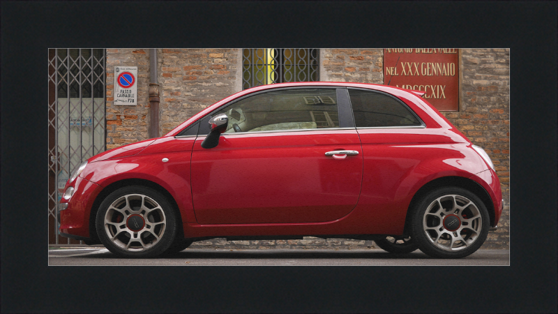 Fiat 500 in Emilia-Romagna - Great Pictures Framed