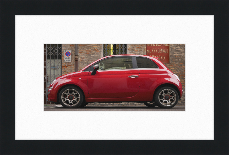 Fiat 500 in Emilia-Romagna - Great Pictures Framed