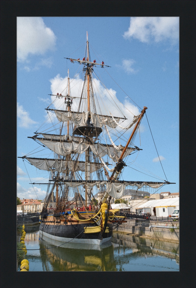 The Frégate-Hermione - Great Pictures Framed
