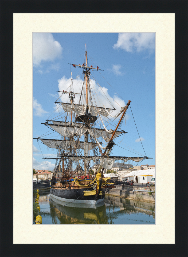 The Frégate-Hermione - Great Pictures Framed