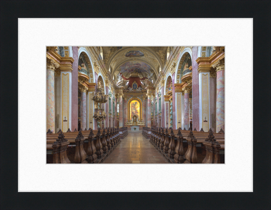 Interior View of the Jesuit Church in Vienna, Austria - Great Pictures Framed
