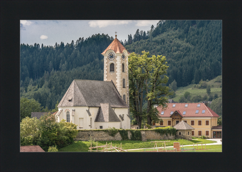 The Parish Church of Saint George in Frauenstein - Great Pictures Framed
