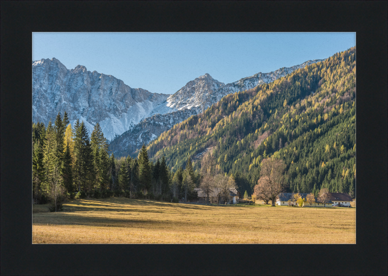Ferlach Bodental Bodenbauer with Vertatscha - Great Pictures Framed