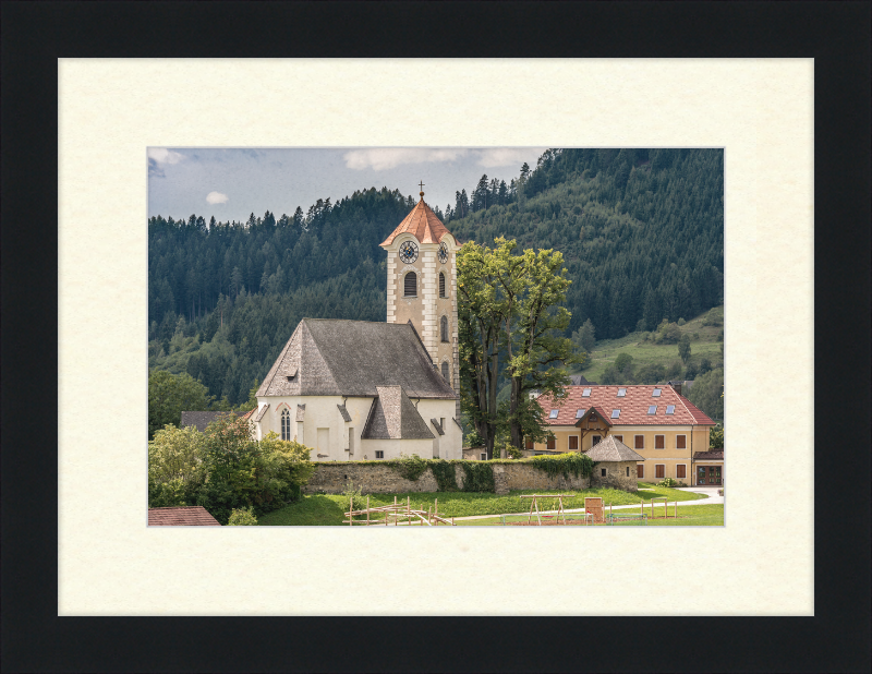 The Parish Church of Saint George in Frauenstein - Great Pictures Framed