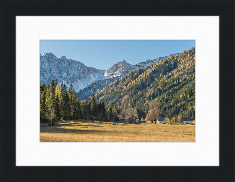 Ferlach Bodental Bodenbauer with Vertatscha - Great Pictures Framed