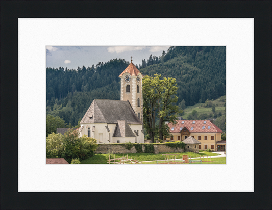 The Parish Church of Saint George in Frauenstein - Great Pictures Framed