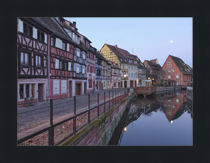 Petite Venise Depuis Le Pont de la Rue Des Écoles (Colmar) - Great Pictures Framed