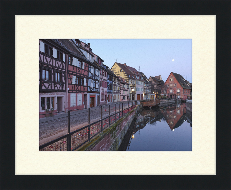 Petite Venise Depuis Le Pont de la Rue Des Écoles (Colmar) - Great Pictures Framed