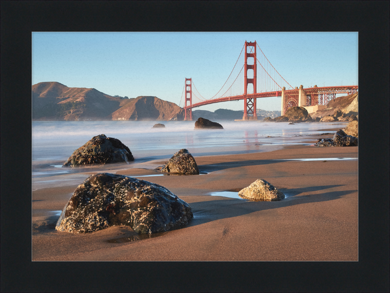 Golden Gate Bridge from Marshall's Beach - Great Pictures Framed