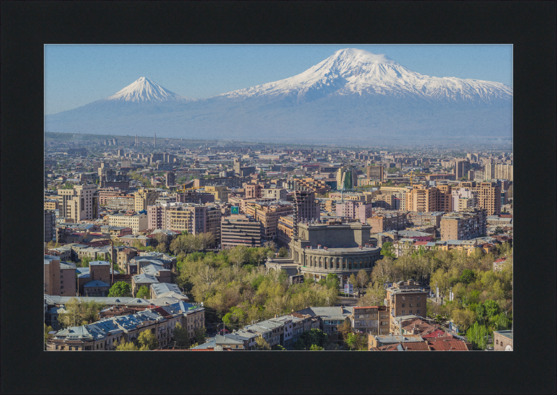 Mount Ararat and the Yerevan Skyline - Great Pictures Framed
