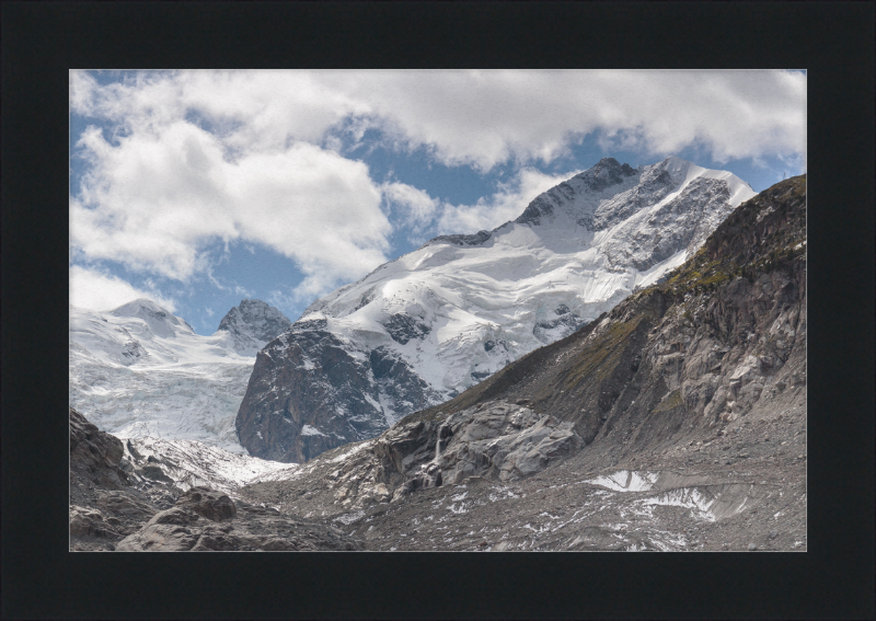 Gletsjerpad Trail to Morteratschgletsjer Glacier - Great Pictures Framed