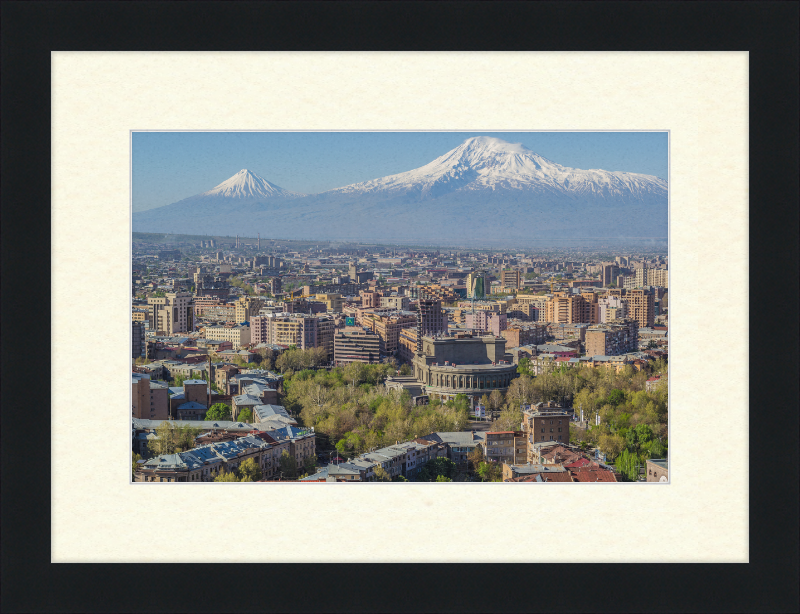 Mount Ararat and the Yerevan Skyline - Great Pictures Framed