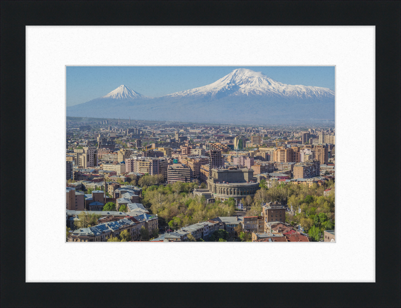 Mount Ararat and the Yerevan Skyline - Great Pictures Framed