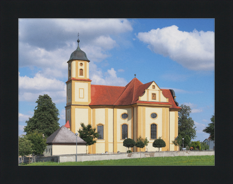St Mary Pilgrimage Church, Zöbingen, Germany - Great Pictures Framed