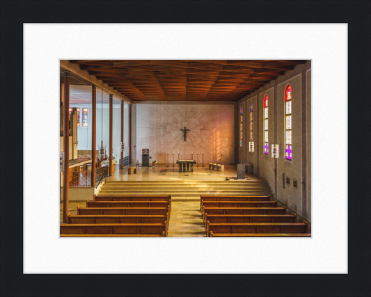 The Interior of BMV Church in Essen, Germany - Great Pictures Framed