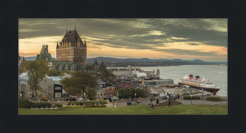 Château Frontenac and Surrounding City - Great Pictures Framed