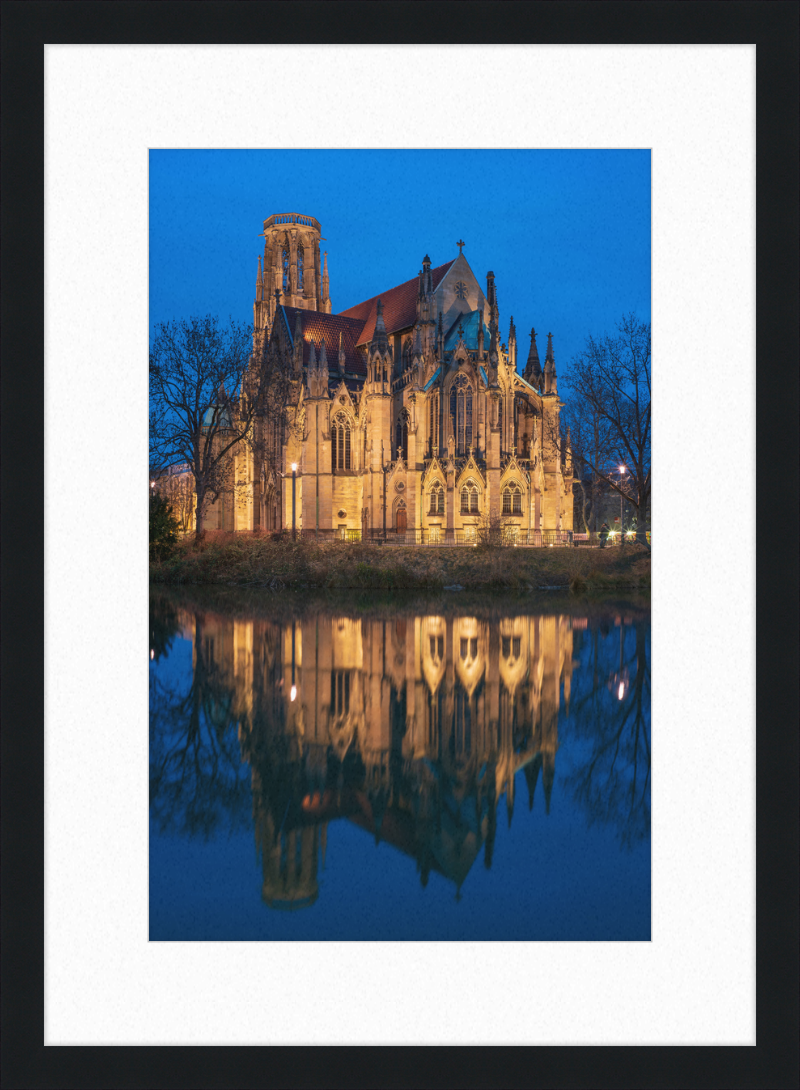 St. John's Church in Stuttgart - Great Pictures Framed
