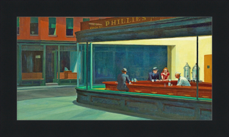 Nighthawks - Great Pictures Framed