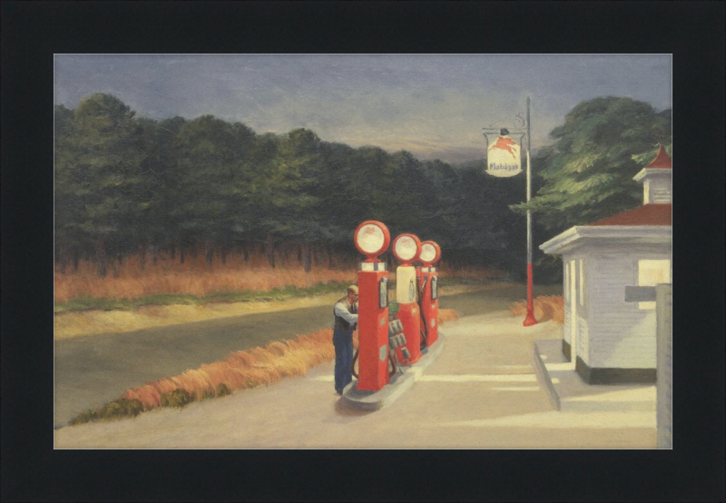 Gas by Edward Hopper - Great Pictures Framed