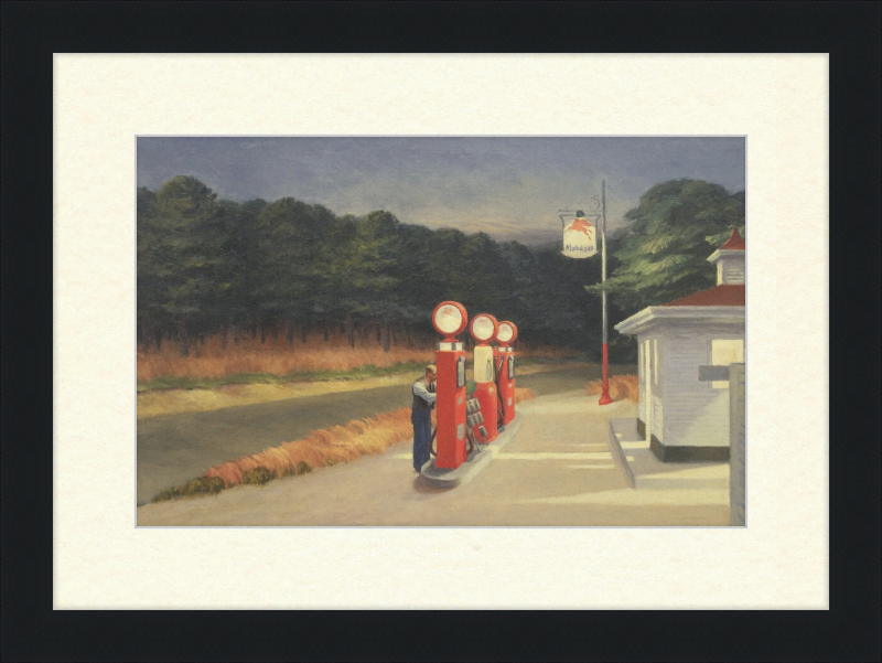 Gas by Edward Hopper - Great Pictures Framed