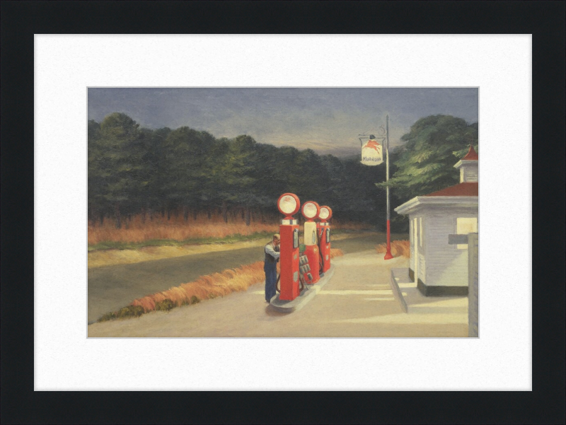 Gas by Edward Hopper - Great Pictures Framed