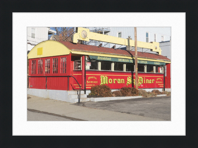 Moran Square Diner - Fitchburg MA - Great Pictures Framed